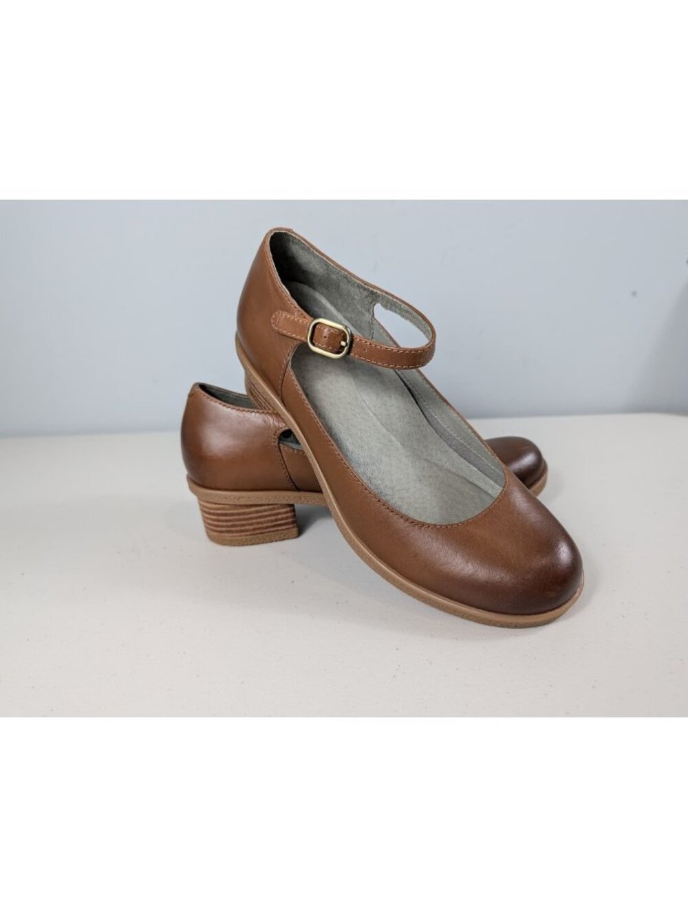 Dansko women's Deirdra Mary jane brown shoes size Usa 7.5-Eu.8